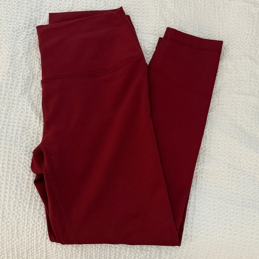 Maroon Leggings